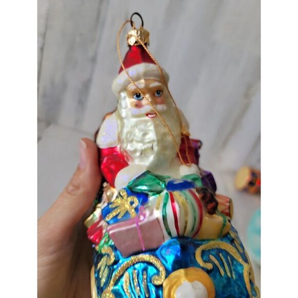 Radko royal roadster Santa large car toys ornament vintage Xmas tree - Picture 6 of 8